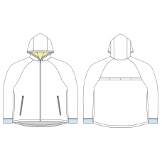 Response Vented Woven Jacket w/ Hood & Mesh Liner - Mens